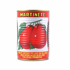 TOMATE ENTERO PELADO EN SU JUGO MARTINETE 400 G