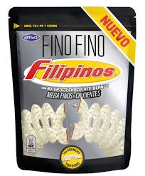 FILIPINOS CON AUTENTICO CHOCOLATE BLANCO FINO Y CRUJIENTE