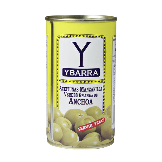 ACEITUNAS MANZANILLA CON SABOR ANCHOA YBARRA 350 G