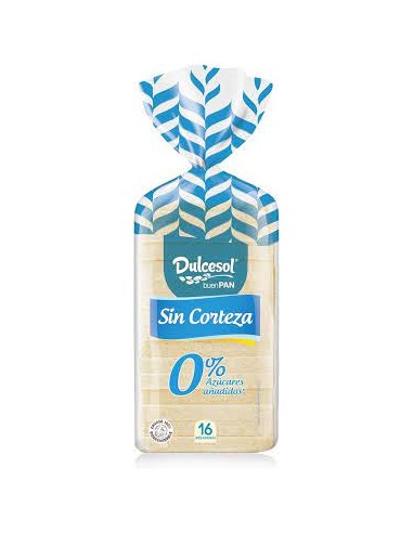 PAN SIN CORTEZA 0% AZÚCARES AÑADIDOS DULCESOL 450 G