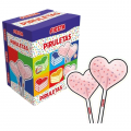 PIRULETAS EN FORMA CORAZÓN DE TARTA 13 G