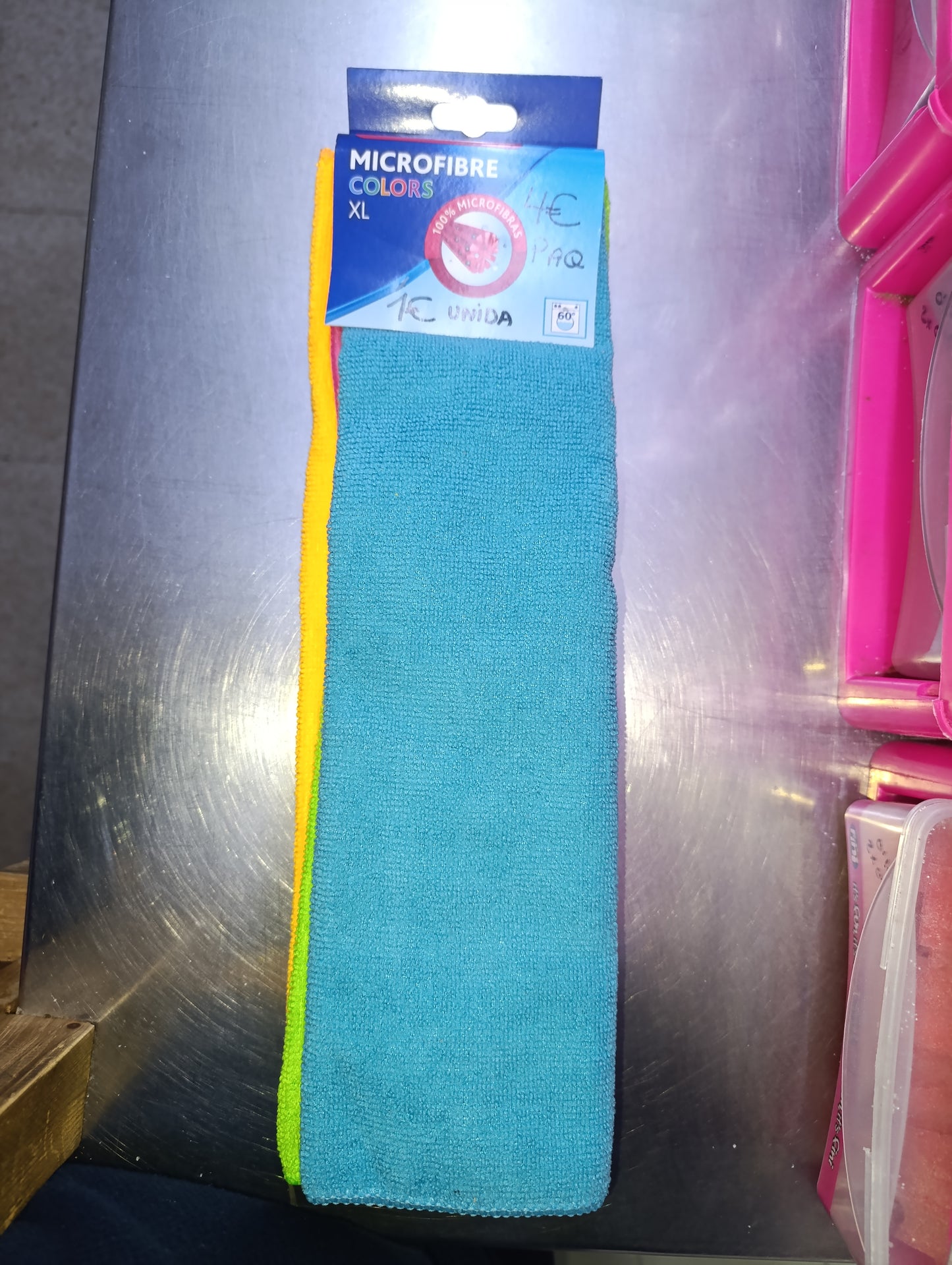 BAYETA MICROFIBRA COLOR 4 UNIDADES