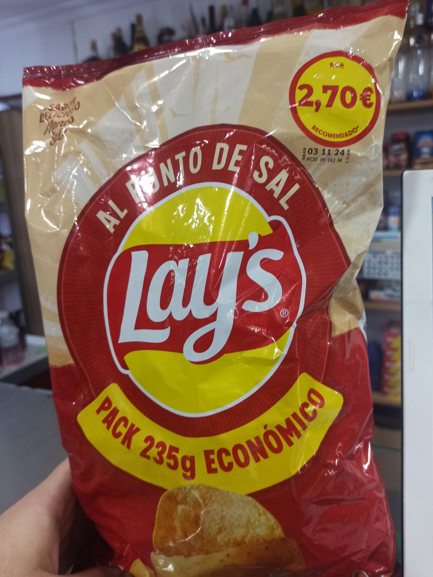 LAYS AL PUNTO DE SAL PACK 235 G ECONÓMICO