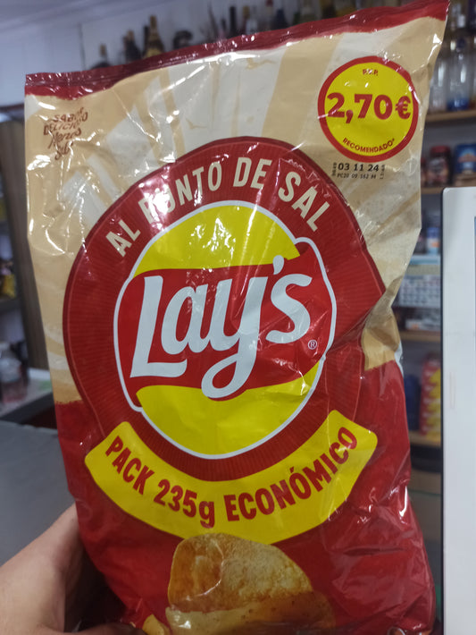 LAYS AL PUNTO DE SAL PACK 235 G ECONÓMICO