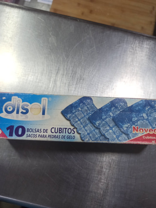 BOLSAS DE CUBITOS DISOL 10 UNIDADES
