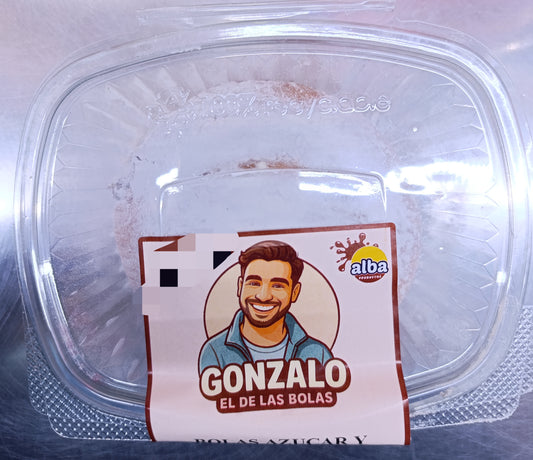 BOLAS AZÚCAR GLASS CON CHOCOLATE 130 GR