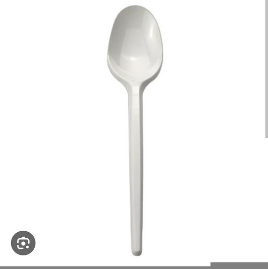 CUCHARAS DE PLÁSTICO REUTILIZABLES 20 UNIDADES