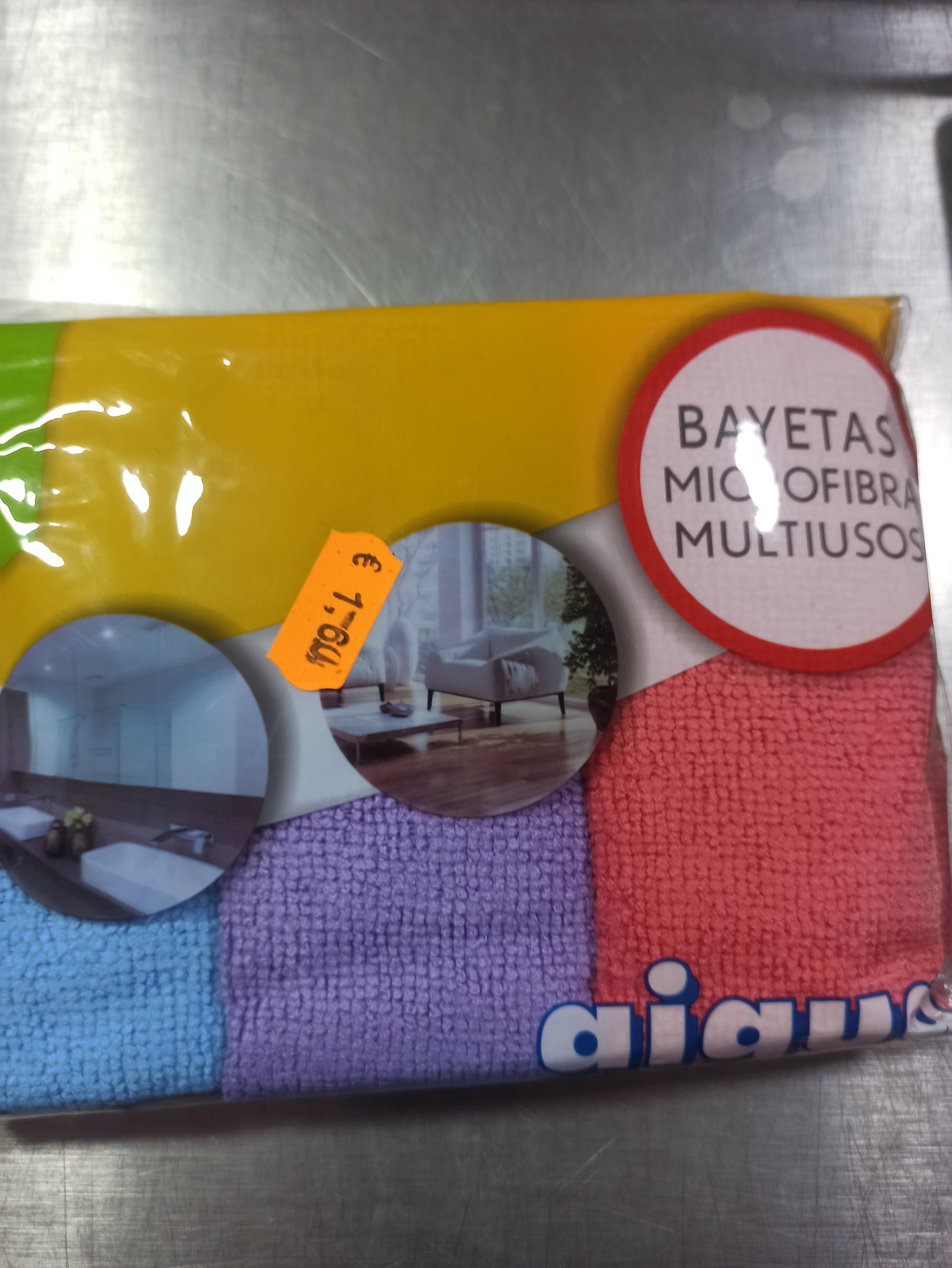 BAYETA MICROFIBRA MULTIUSOS AIGUA 3 UNIDADES