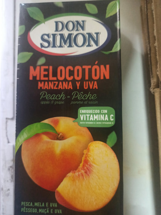 DON SIMON MELOCOTÓN, MANZANA Y UVA 1 L